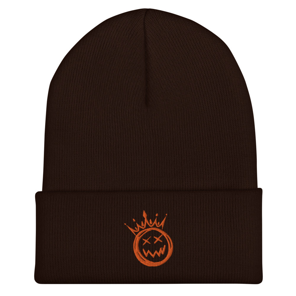 Hustle Harder Logo cuffed Beanie